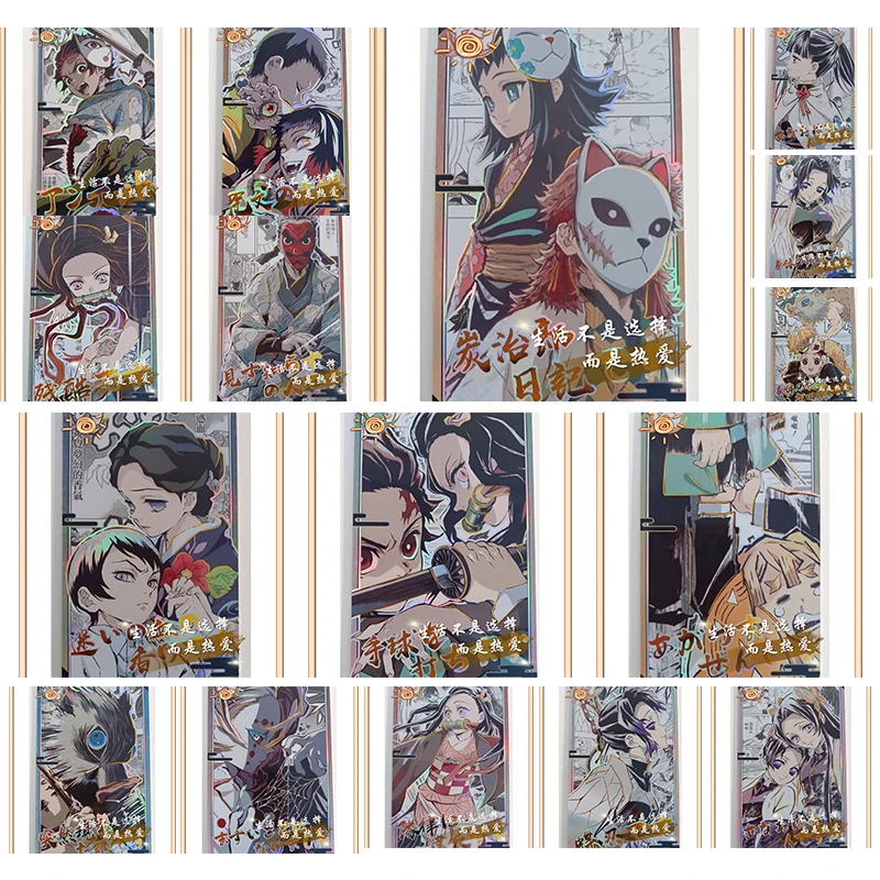 Japanese Anime Demon Slayer Collection Cards Kamado Tanjirou Kamado Nezuko Kamado Tanjirou Birthday Gift Collectible Cards