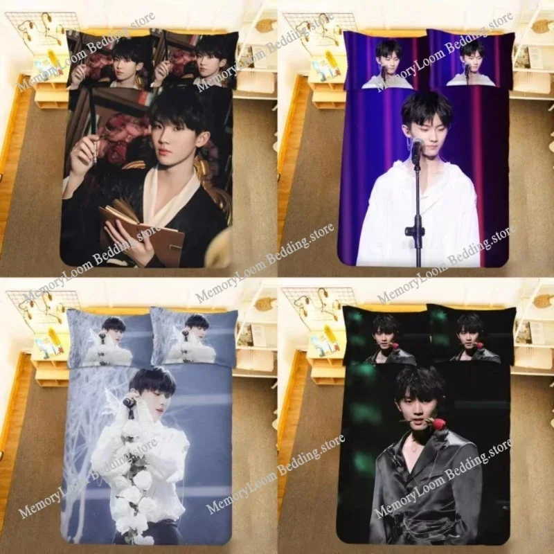

TNT Ma Jiaqi HD Poster Pillowcase+ Duvet Cover Single Dormitory Student Knit MJQ Lifestyle Photos Double Bedding Set