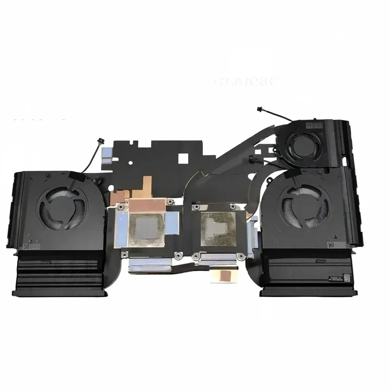 For Dell Alienware M18 M18X R1 R2 New Laptop CPU+GPU Radiator with Fan Set Cooling Fan Module 09JJV3