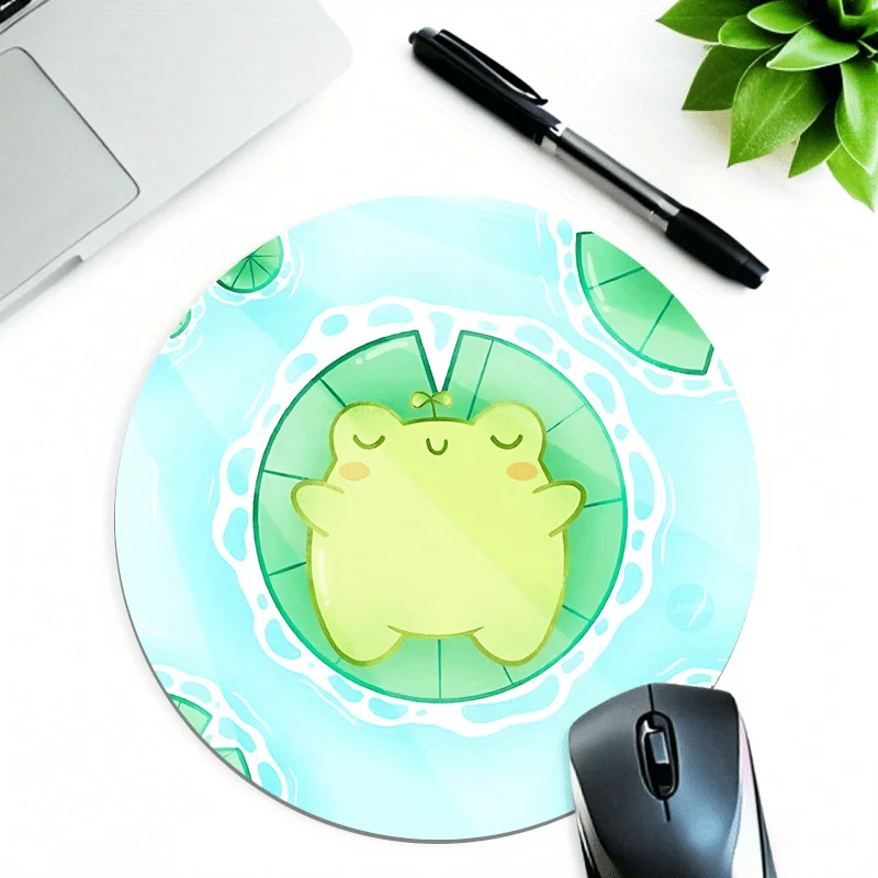 Frog Prince Desk Mat Small size Colorful Gaming Keyboard Rug Laptop Cool Anime Mouse Pad  Gamer  Mousepad Household Office work