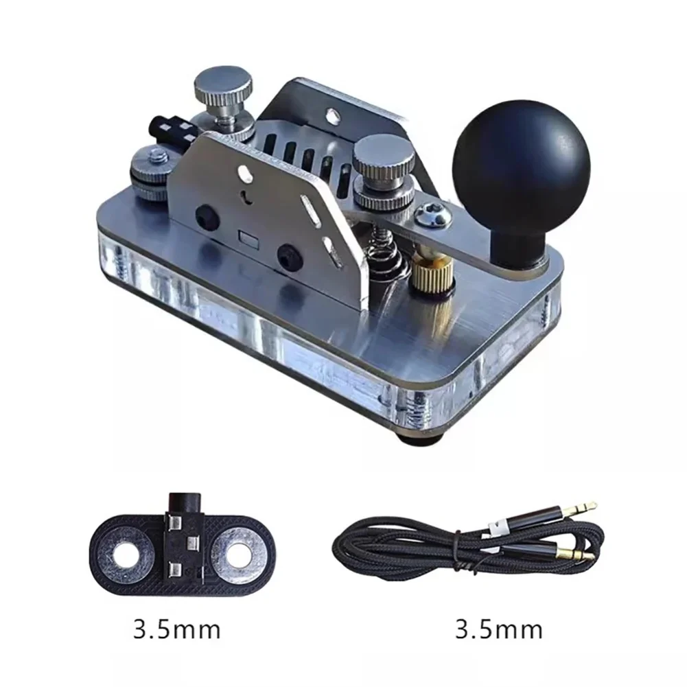 1pc Manual Morse-Code CW Keyer CW Practice Trainer Learning And Training With Manual Telegraph Computer Key And CW Radio Station