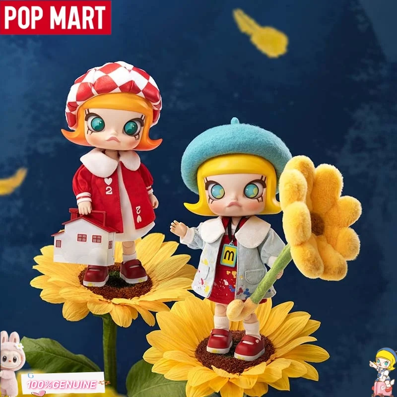 

POPMART Molly: Серия к 20-летию, коллекционная фигурка 1/8, артикулированная, в слепой коробке, для энтузиастов, декор для рабочего стола, коллекционная игрушка, подарок для фанатов