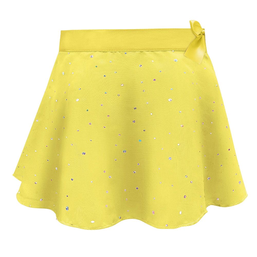 Mädchen Ballett Trikots mit abnehmbarem Rock Combo Krawatte Kurzarm Ballett Tanz Kleid Outfit Kinder Gymnastik Kostüm – Detail 28