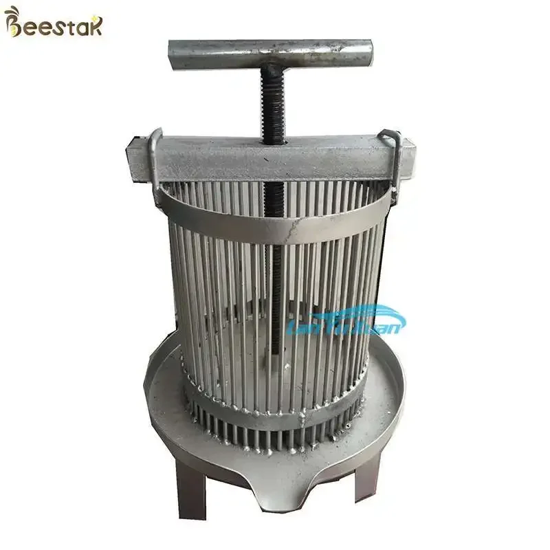 Manual  Wax Press 2020 Hot Sale Beekeeping Equipment for Beekeeper  Stainless Steel with Honey Barrel    Presser