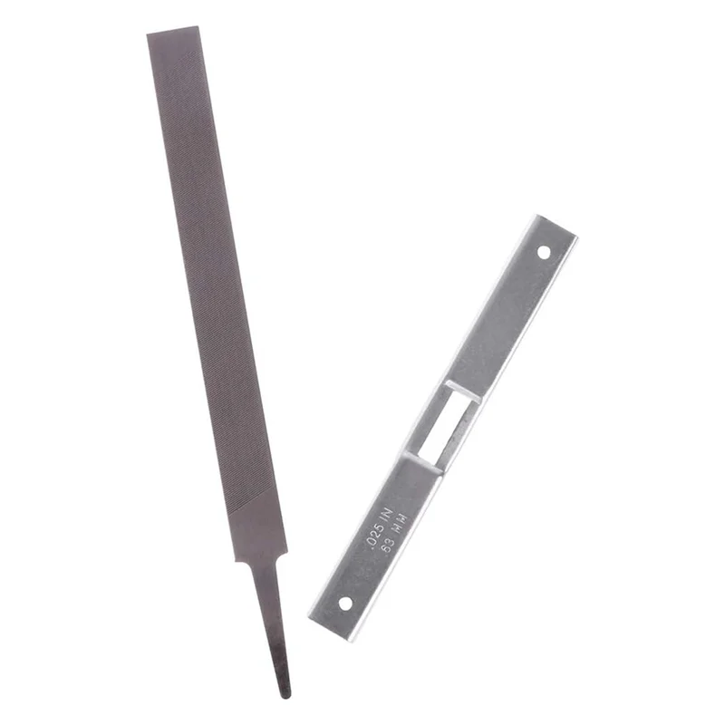 MOPHE-Chainsaw Mower Depth Gauge Steel Flat File Sharpening Tool Guide Tester