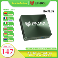 BMAX B6 Plus Mini PC Intel I3-1000NG4 12GB DDR4 RAM 512GB SSD Windows 11 PC WIFI 5 USB 3.0 USB * 3 HDMI * 2 Desktop Computer