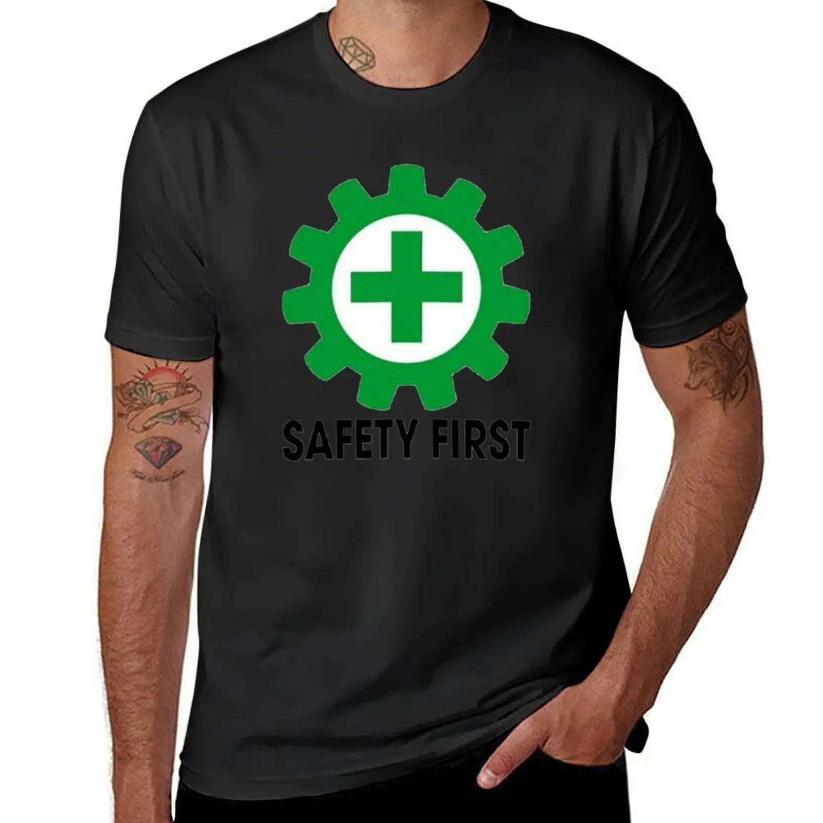

Safety first T-Shirt anime tshirt vintage anime shirt anime stuff new gifts and t-shirts Men's t shirts