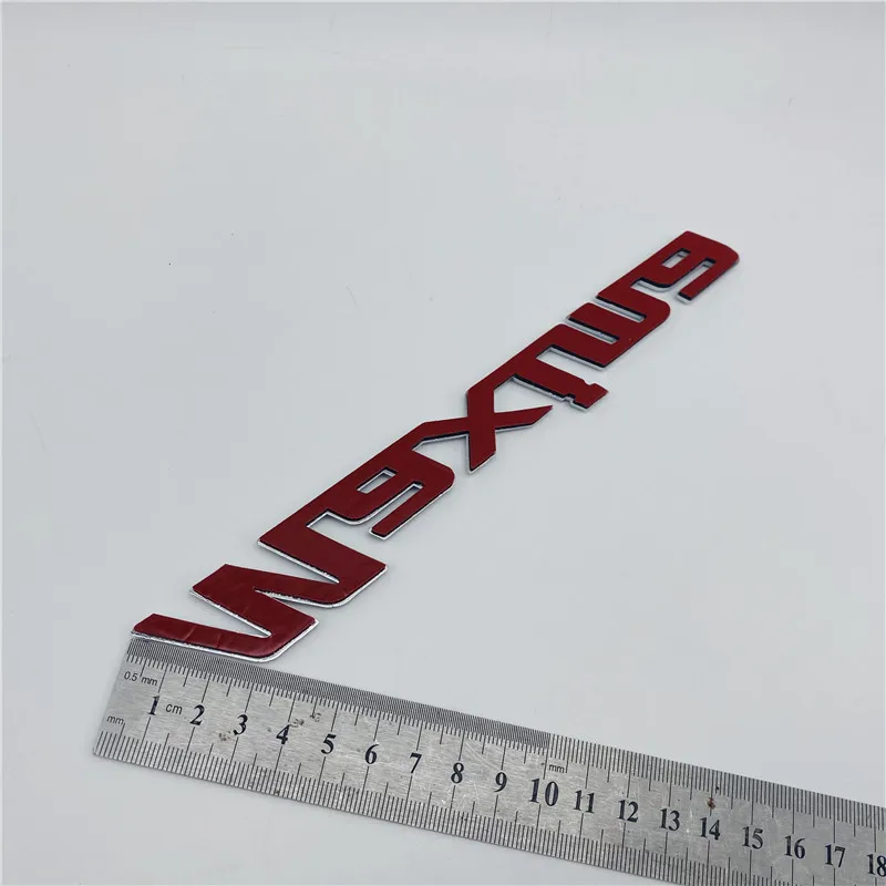 For Maxima Emblem Lower Case Letters Rear Trunk Lid Logo Name plate Badge Car Stickers