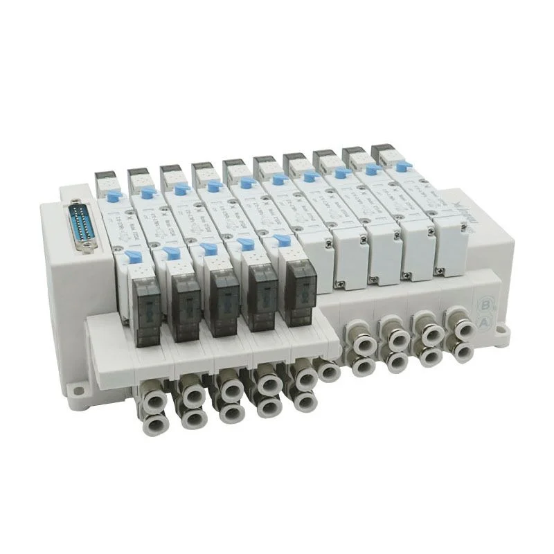 XINGYU VT540-10-G1-K6-A10 10T valves 2 position 5 way pneumatic solenoid valve base manifold