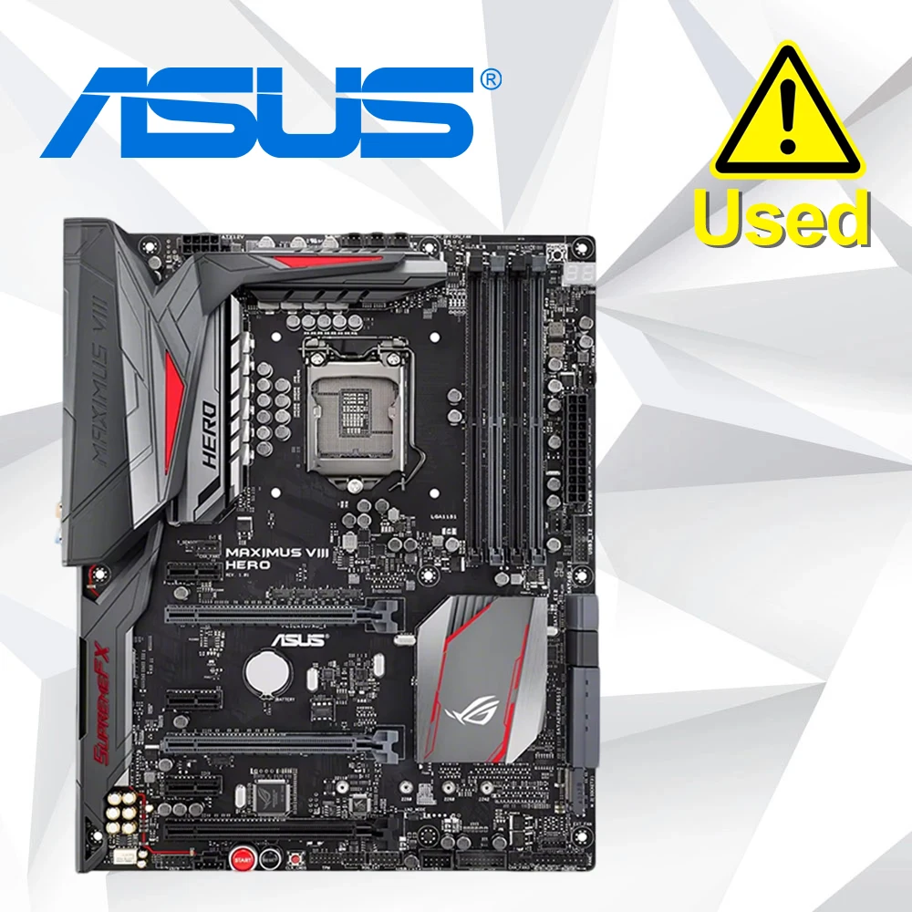 

ASUS MAXIMUS VIII HERO Z170 Kit Motherboard LGA 1151 Support Intel Core I7-6700K I5-6600K I5-6500 DDR4(OC) M.2 USB3.1 ATX