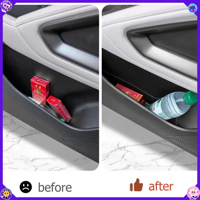Car Door Gate Slot Storage Box For BYD YUAN PRO YUAN UP ATTO 2 2024 2025 2026 Car Interior Organizer Tray Accessories