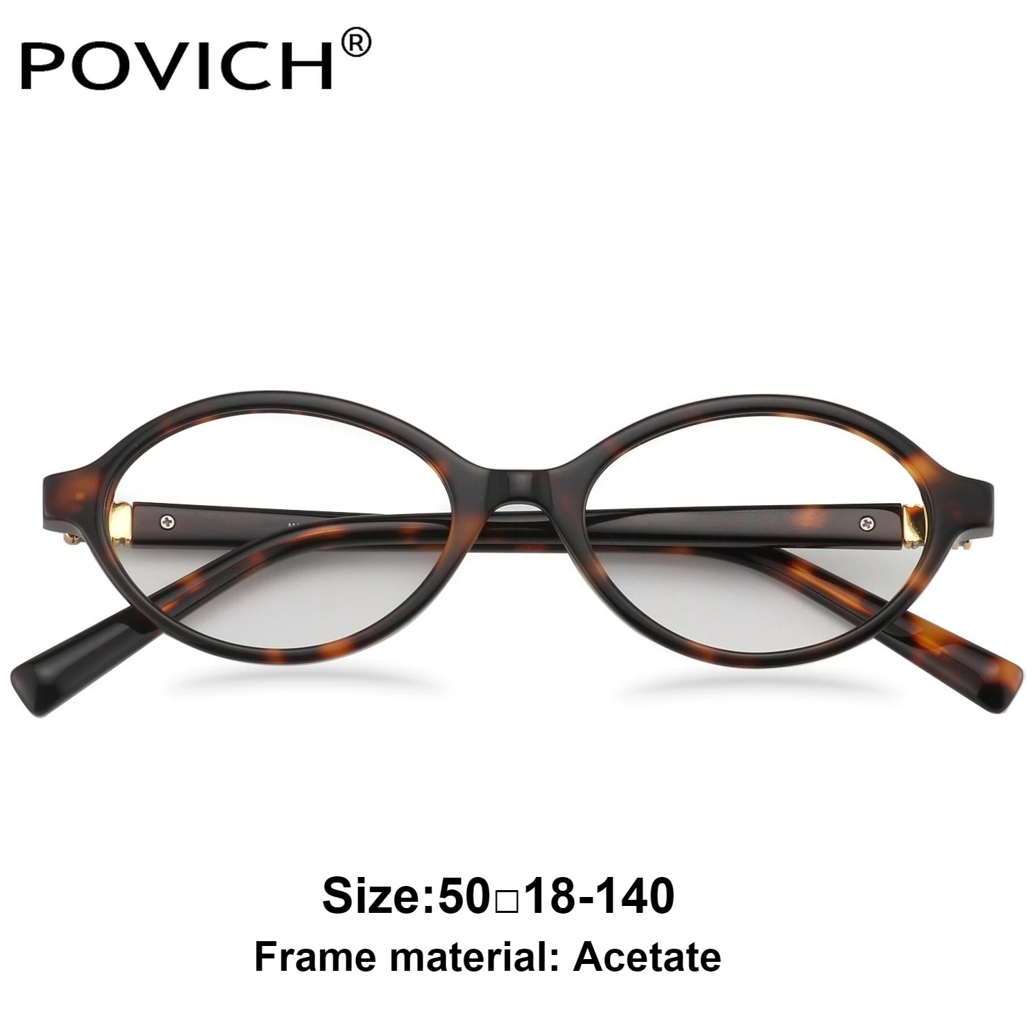 تشانغ يوان النسخة الإنجليزية خمر إطار النظارات البيضاوي المألوف السلس مضيئة نظارات للرجال النساء نظارات دودة الكتب #2