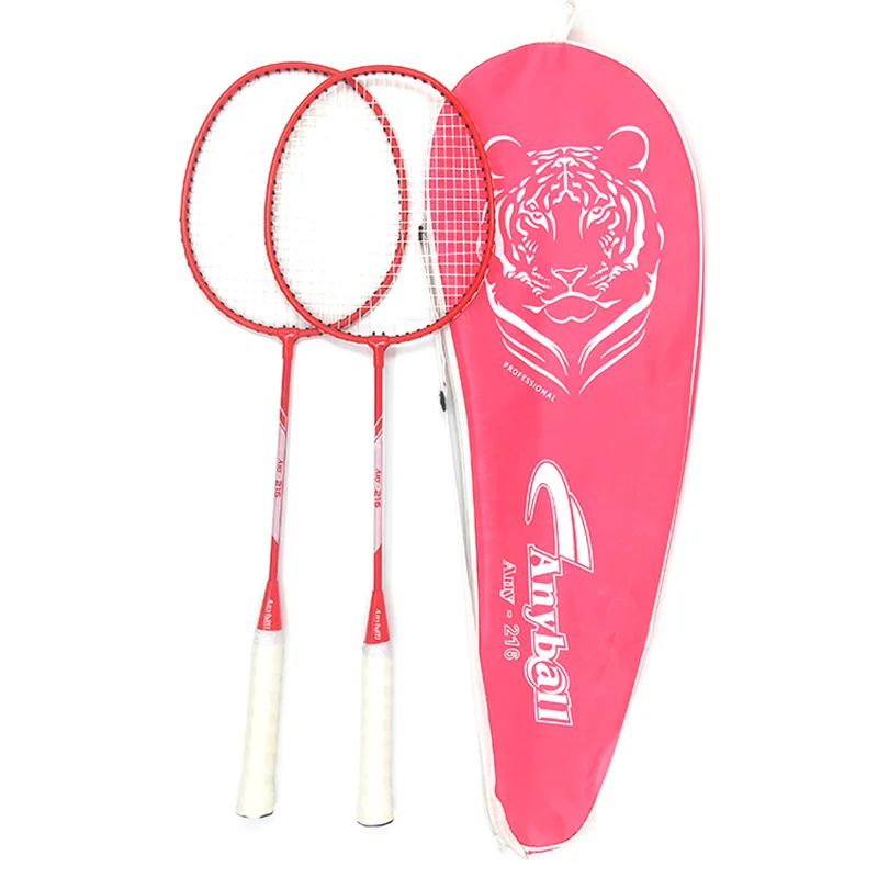 

Дешевая фабрика для игр, многоцветная оптовая продажа, железный сплав, дешевая ракетка для бадминтона, цельная с веревкой и сумкой