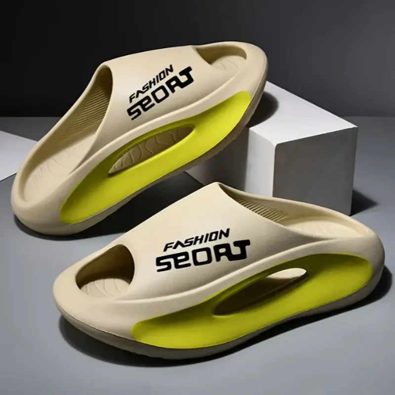 عرض ساخن في صيف 2025 صنادل EVA قابلة للتنفس للجنسين - شباشب حمام غير قابلة للانزلاق سريعة الجفاف وخفيفة الوزن لحمام السباحة