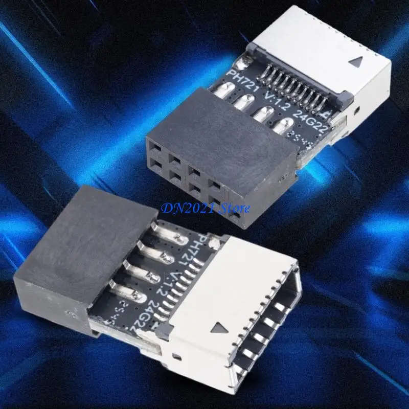 F3KE Compact USB2.0 9PIN Male to TypeE 20Pin Female Converter Portable and Dependable