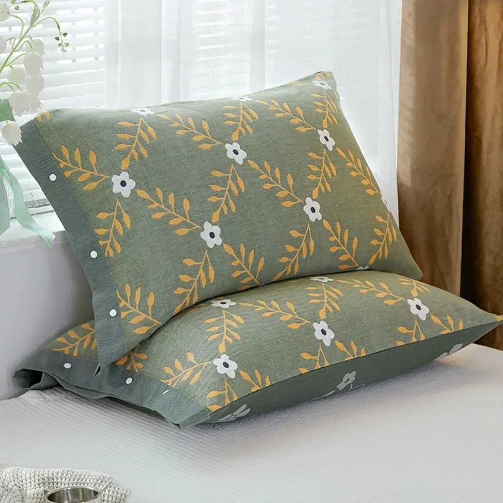 Home Textile 50x75cm Pillows Cover Rectangular Cotton Cushion Cover Portable Comfortable Pillow Shell Adult