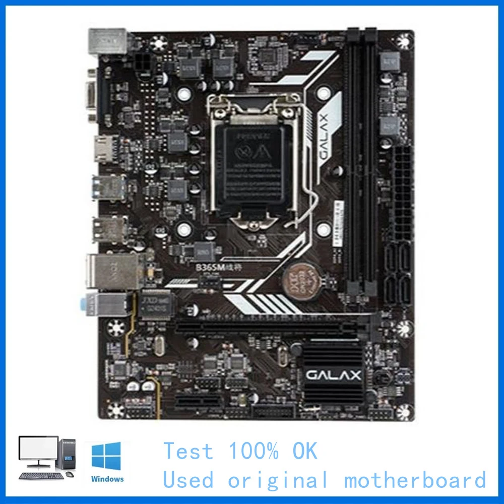 

Used For Intel B365 LGA 1151 CPU For GALAX B365M Motherboard Computer Socket LGA1151 DDR4 Desktop Mainboard