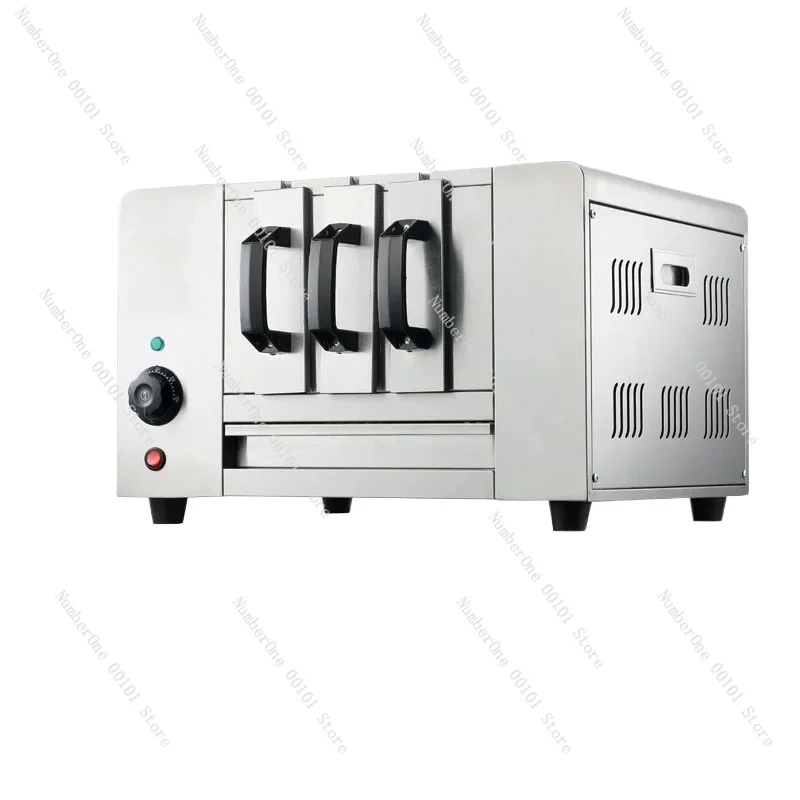 Commercial Smokeless BBQ Grill Electric Grill Oven  Intelligent Temperature Control Heating 2600W Rotary Skewers Machine