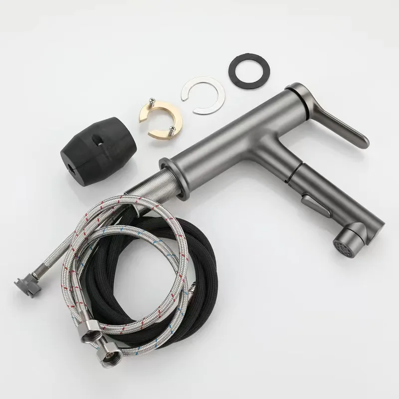 Imagem -05 - Torneira de Pia tipo Retrátil para Pias Água Quente e Fria Torneira Acessórios de Banheiro Torneiras de Bacia