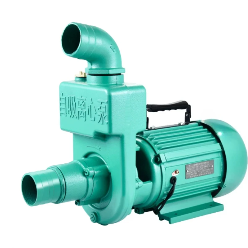 Septic tank sewage self-priming pump Large flow household 220V centrifugal pump Well water pumping machine