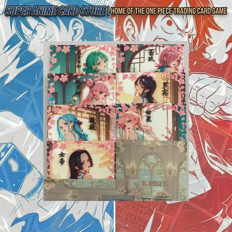 Japanese Anime ONE PIECE ZR LKR QHR LSR KR LR Nefertari D. Vivi Nico Robin Yamato Kalifa Perona Vinsmoke Reiju Collectible Cards
