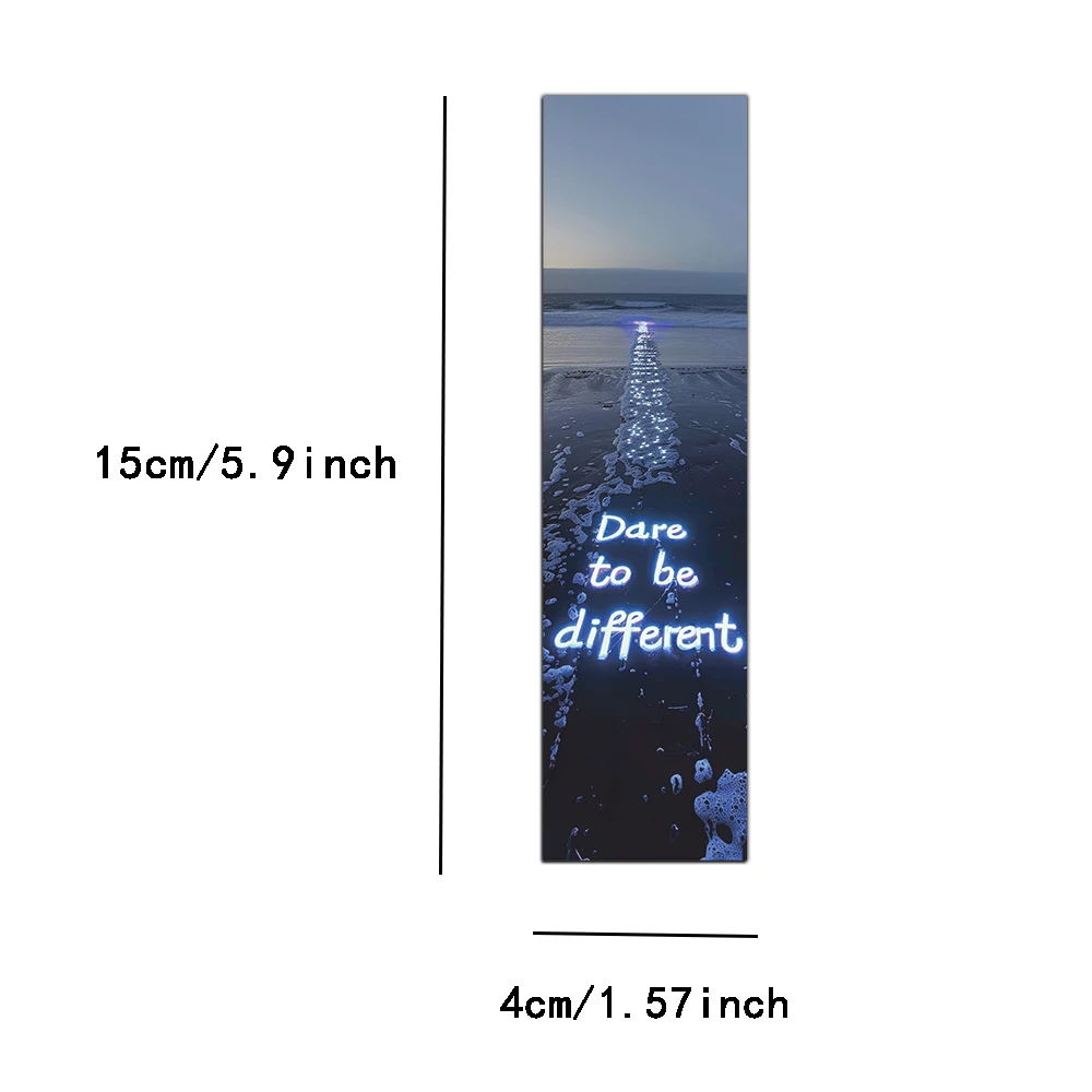 30PCS Light Strips, Text Bookmarks, Artistic Style, Hand-held Materials, Stationery, Gifts, Message Cards