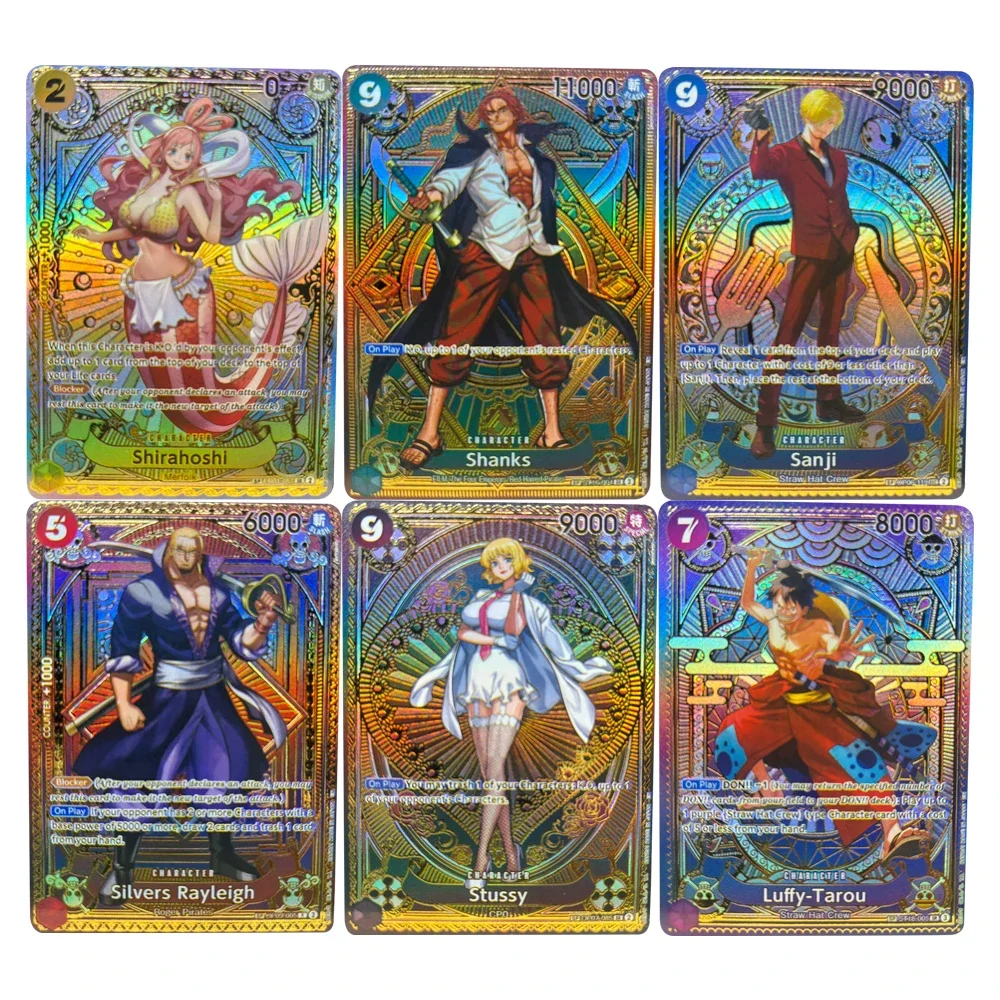 

Коллекционные карточки ONE PIECE 0P011-051: Луффи, Таро, Силверс, Рэйли, Санджи. Набор для самостоятельного изготовления игровых аниме-карточек. Подарок, игрушка.