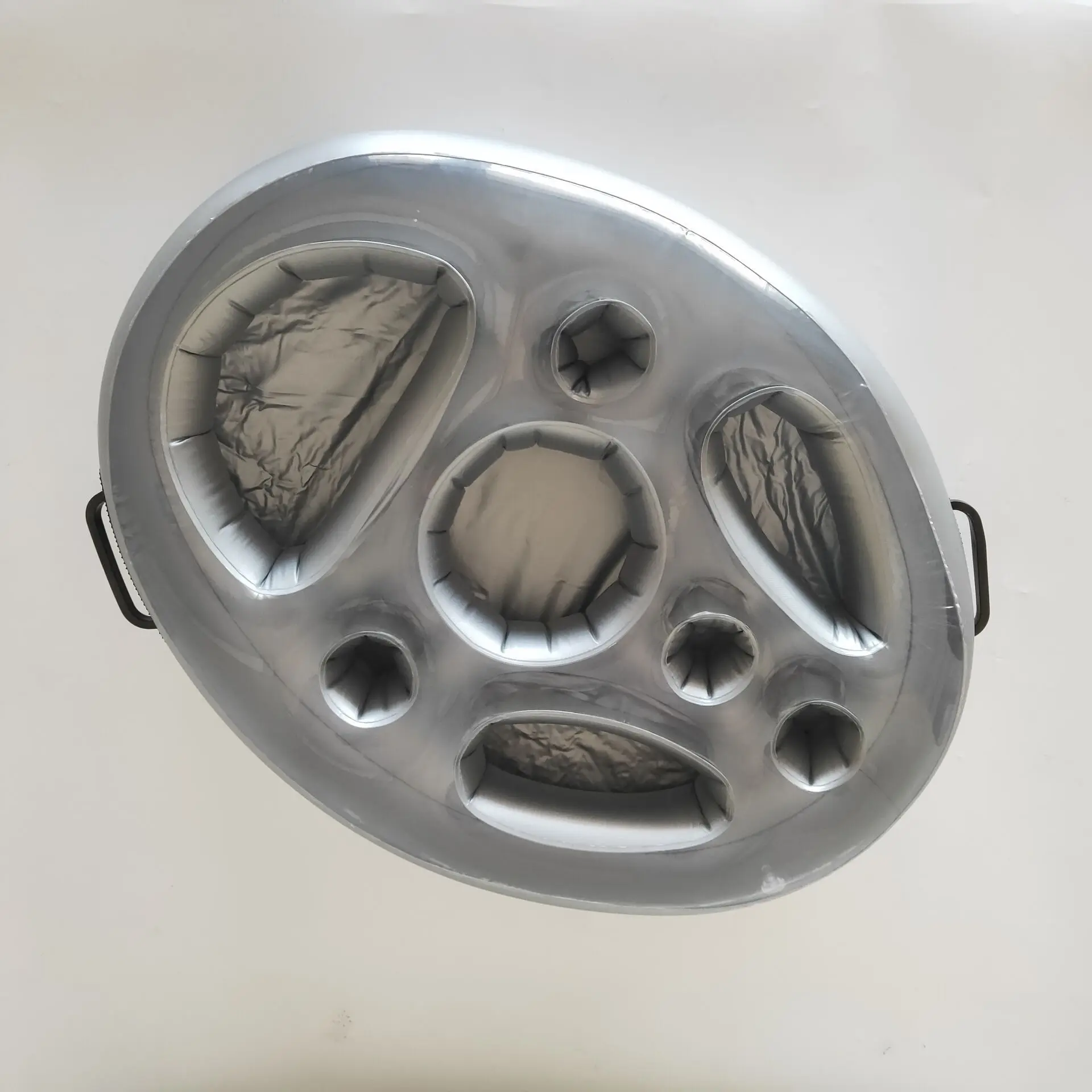 Tragbare Getränke Obst Tablet Handy Buffet Servierbar Schwimmende Getränke Tablett Aufblasbare Tasse Halter