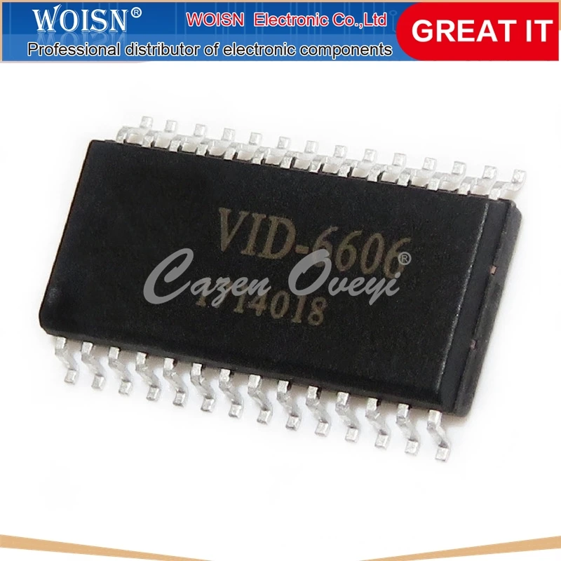 IC Chip VID-6606 VID6606 T6816 T6816-TIQY STI6606Z STI-6606Z STI6606 SOP-28
