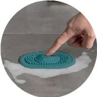 

【F】Silicone Anti-blocking Bathtub Stopper For Bathroom Floor Drain Shower Sink Kitchen Household Strainer Tools