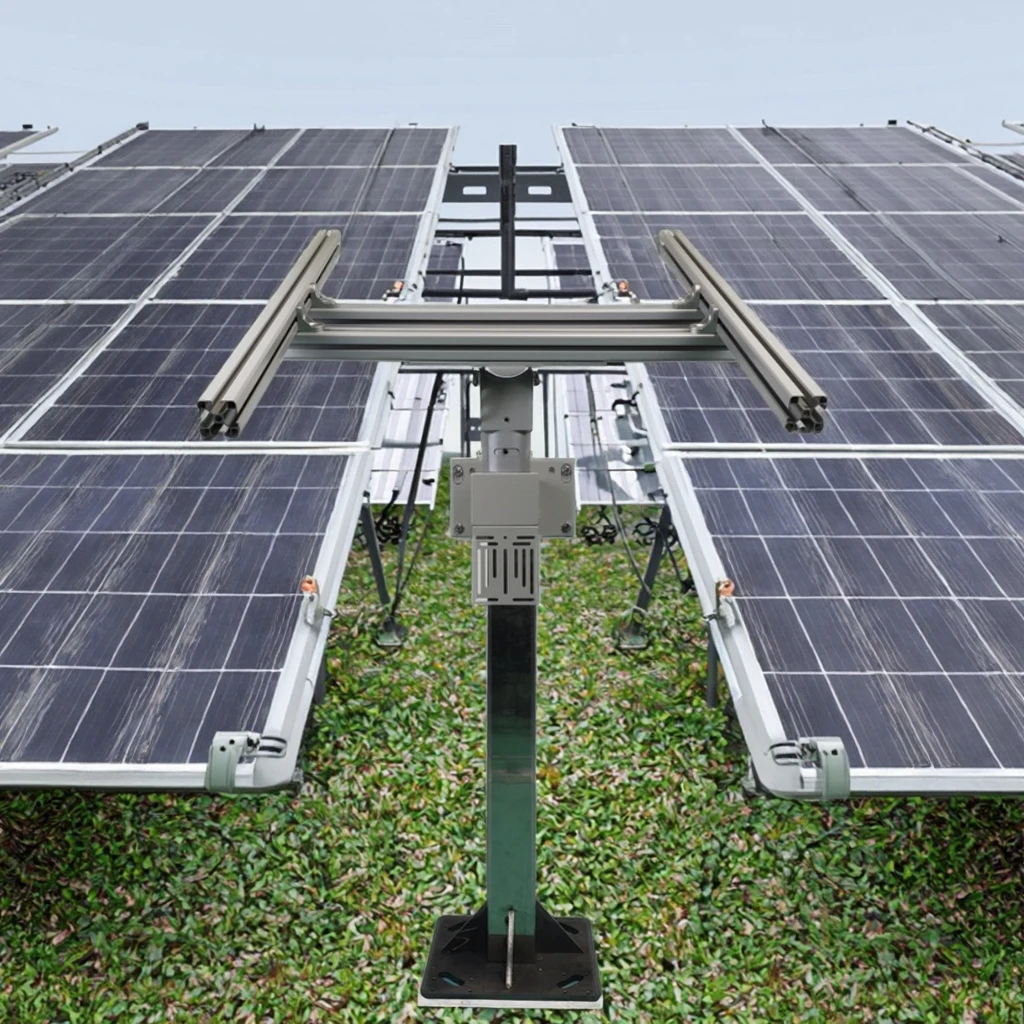Outdoor Waterproof POE Network Solar Panel Bracket for CCTV Modular Distribution