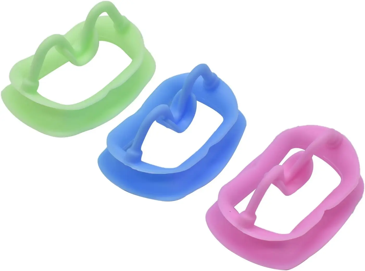 Silikon-Munddilatatoren, Dentaler Wangenhalter für Zahnaufhellung, Wiederverwendbarer Intraoraler Lippenhalter (Mehrfarbig) – Detail 9