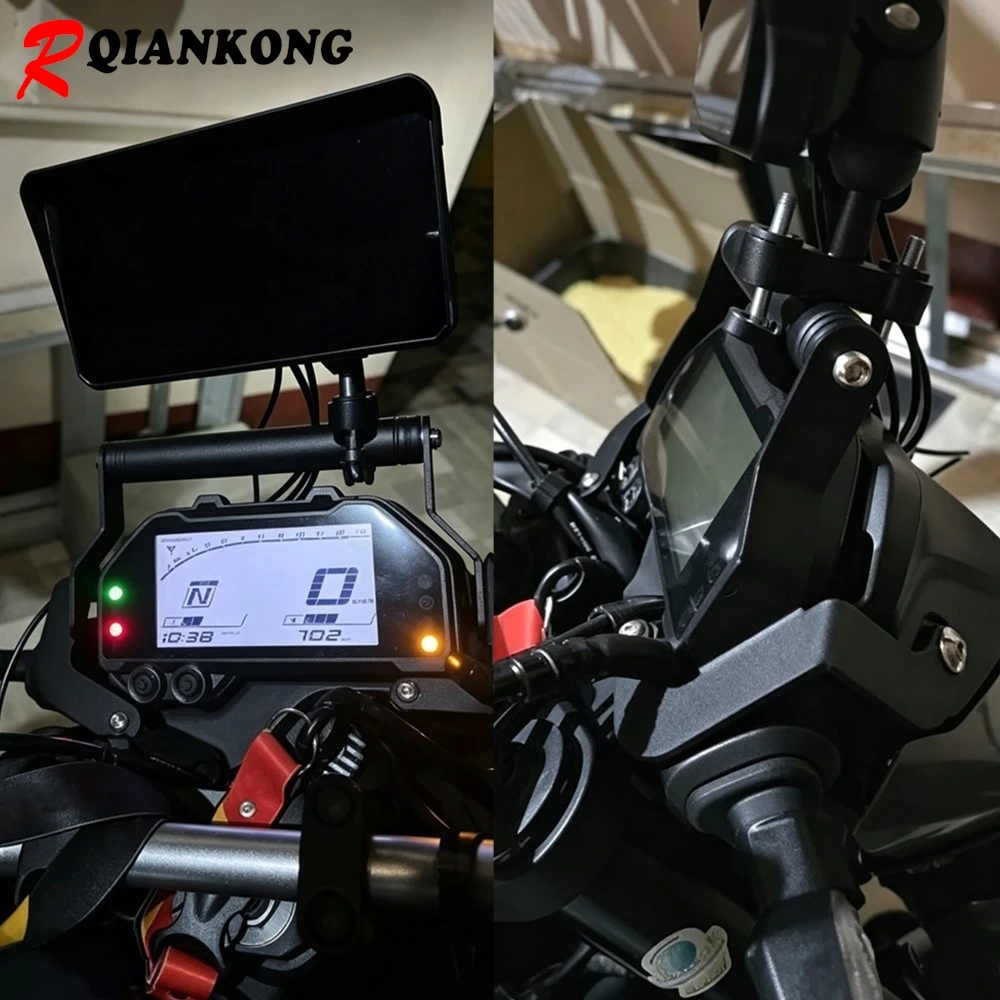 Motorcycle GPS Mount For YAMAHA MT-03 MT-25 MT 03 MT 25 MT25 MT03 2020-2025 2026 Windshield Mount Phone Navigation Stand Bracket