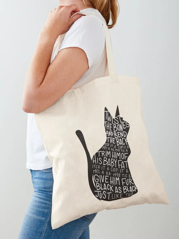 Twist the Bones Tote Bag woman shopping bag Fabric bag hand ladies