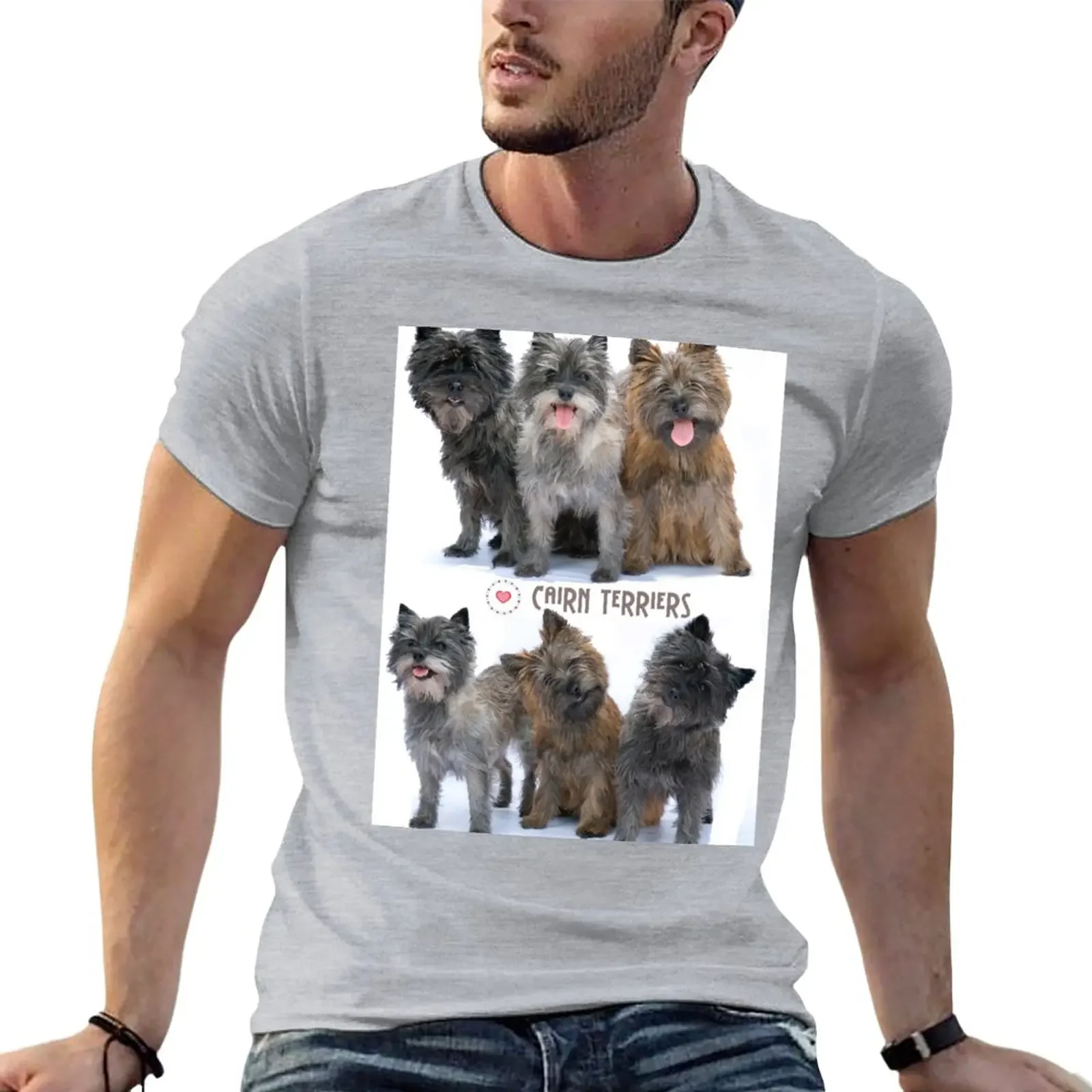 

Love Cairn Terriers T-Shirt Blouse anime clothes new edition plain white t shirts men