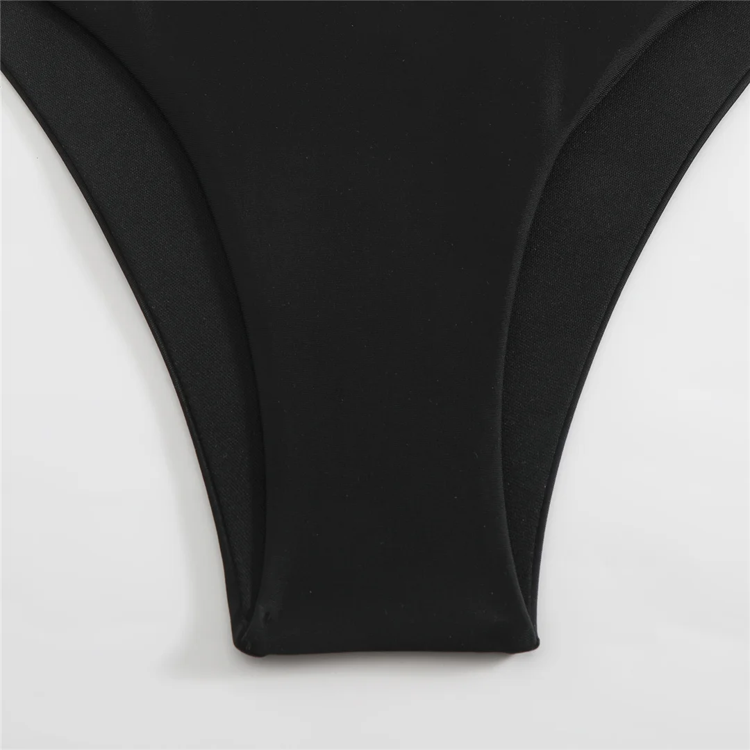 Sexy mit Rock, tiefem V-Ausschnitt, Metallstern, Damen-Badeanzug, einteiliger Badeanzug, rückenfreier Monokini, Badebekleidung, Badeanzug, Modell V6816. – Detail 24