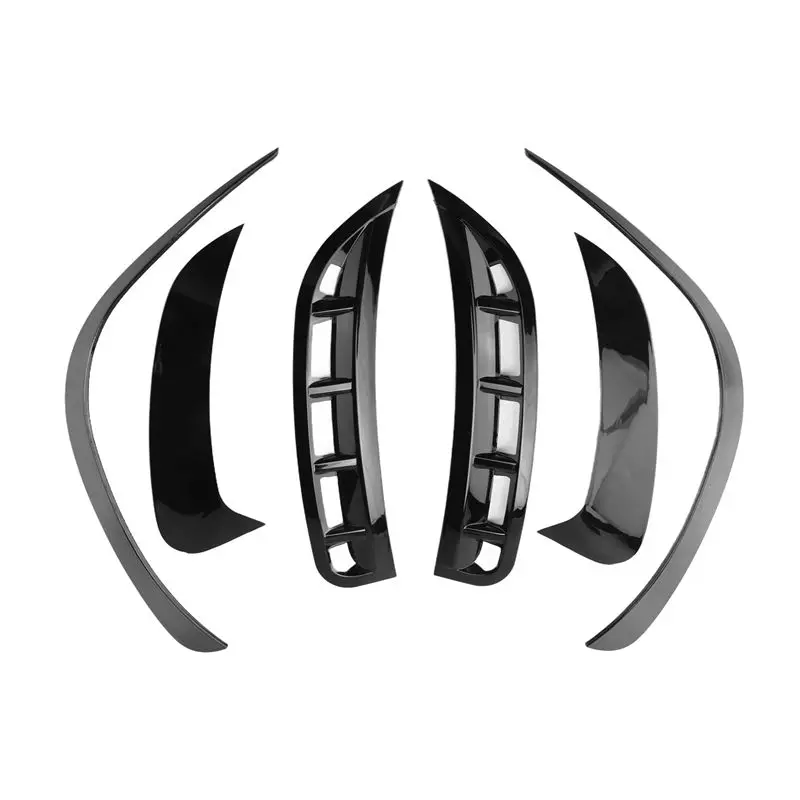 BB AT-6Pcs Car Front&Rear Bumper Splitter Spoilers Trim For GLE W167 2020 AMG