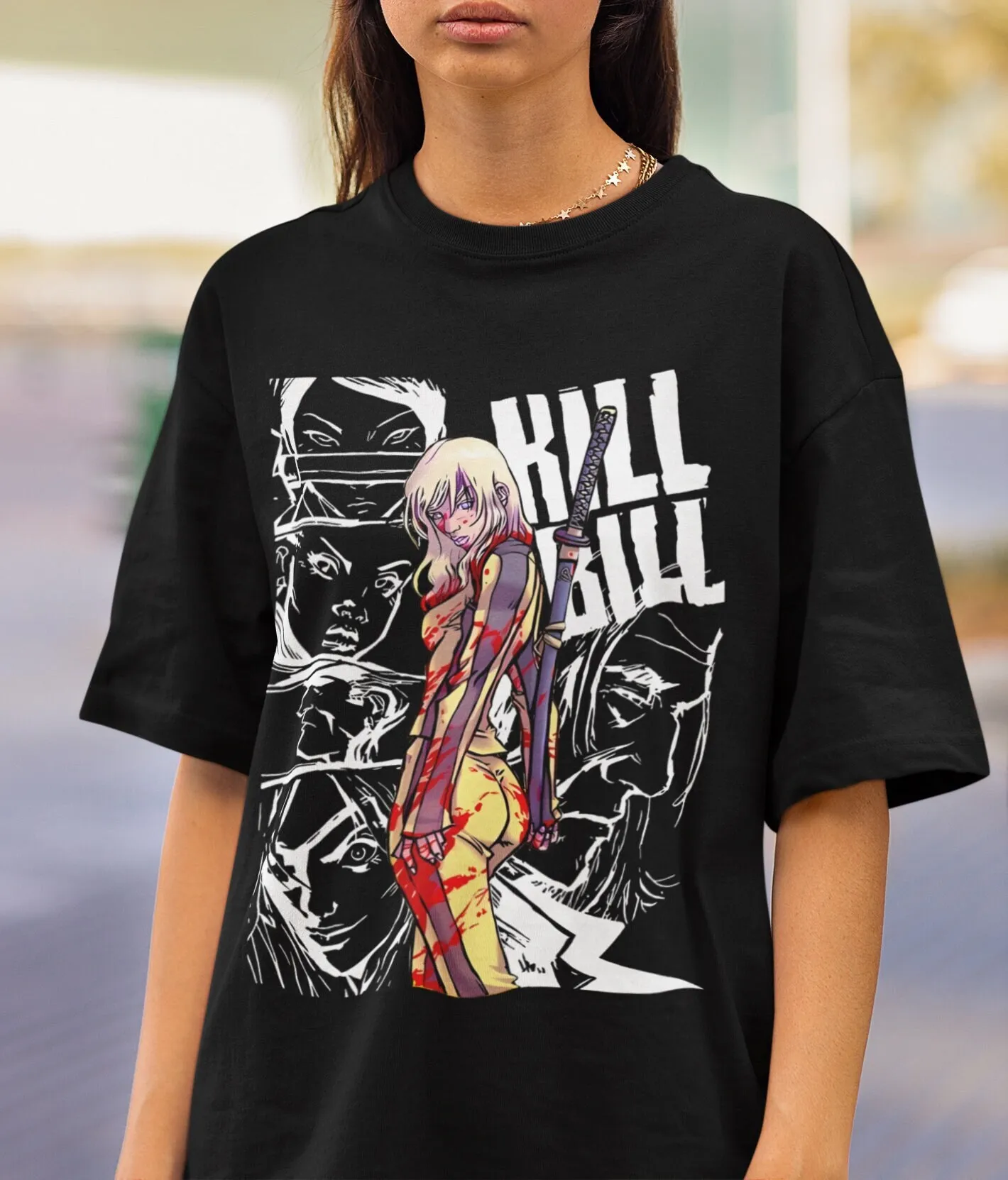 kill-bill-crewneck-t-shirt-artwork-movie-quentin-tarantino-uma-thurman-the-bride-xmas-christmas-for