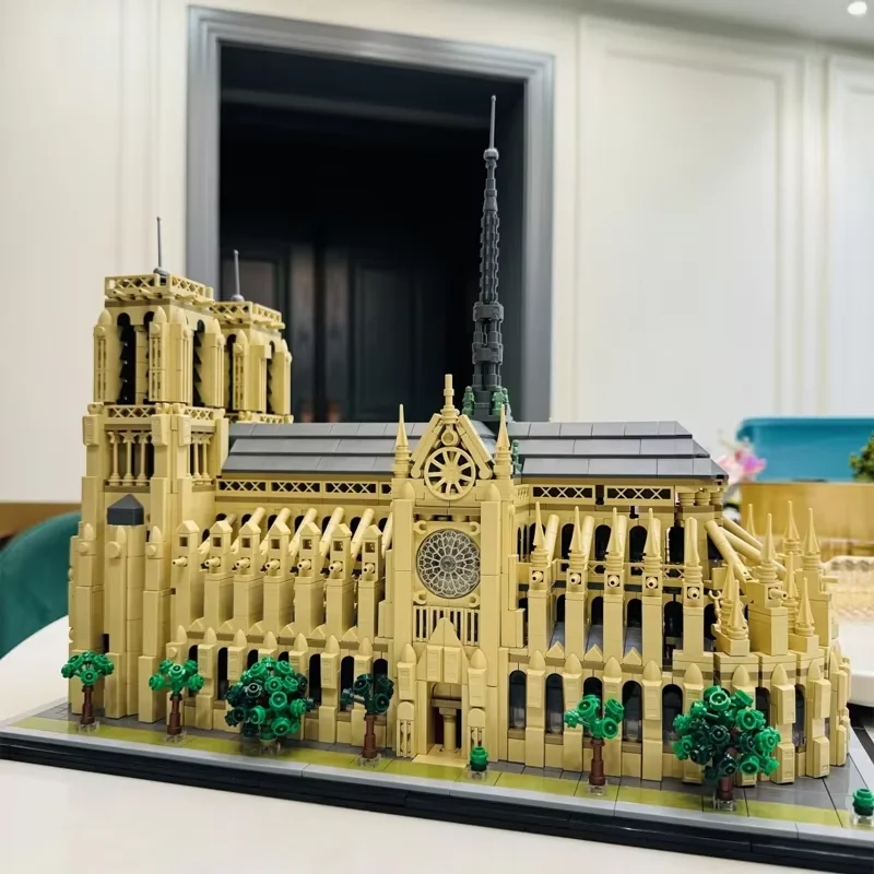 

Notre-Dame de Paris Architectural Model Kit Collectible Building blocks Set for Adults Gift Idea for Lovers of History