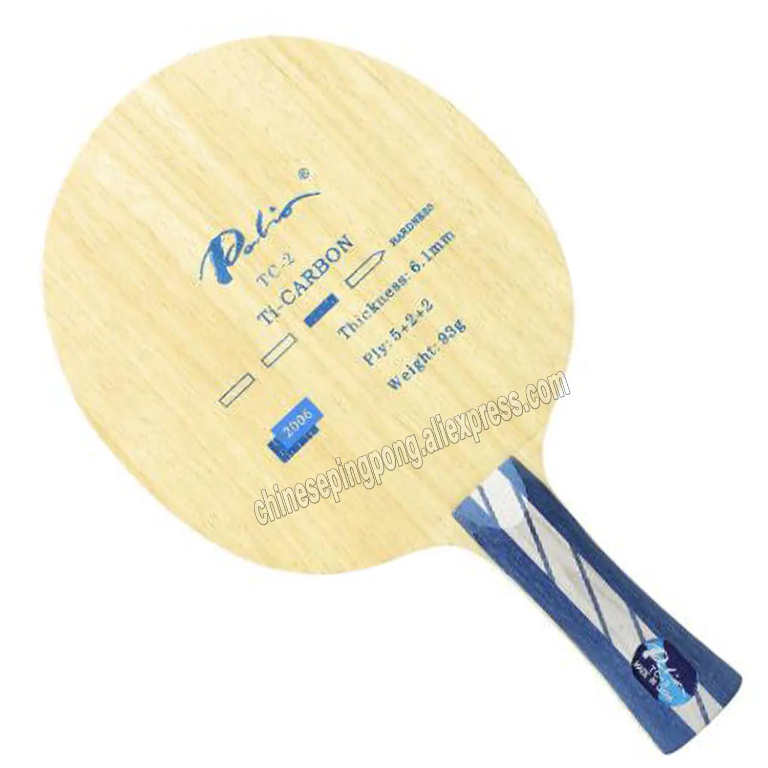 

Palio TC2 TC-2 table tennis blade 5Wood 2Titanium 2Carbon PingPong blade TC 2