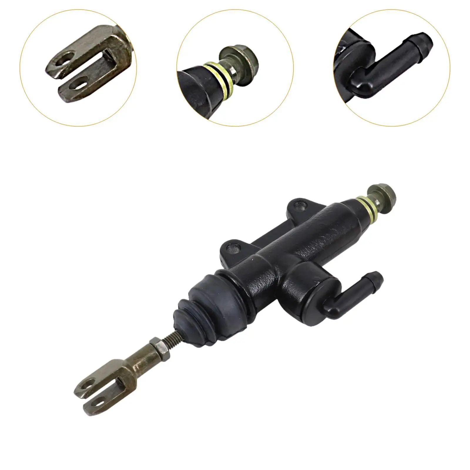 Performance Rear Foot Brake Pump Motorcycle Brake System Component Stable Multipurpose Lightweight Rear Brake Master Cylinder