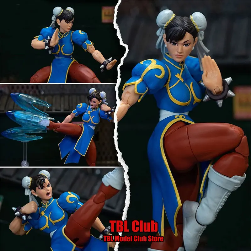 

In Stock JADA 1/12 Scale Female Soldier Chinese Boxing Techniques Fighting Chunli Full Set 6inch Action Figure Model