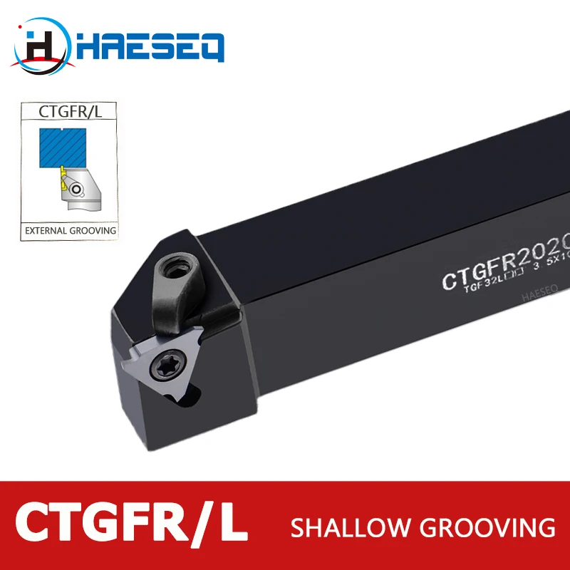 CNC Tools Turning Tool Holder CTGFR CTGFL CTGFR1616H16 CTGFR2020K16 CTGFR2525M16 External Grooving Porte Outil Tour A Metaux