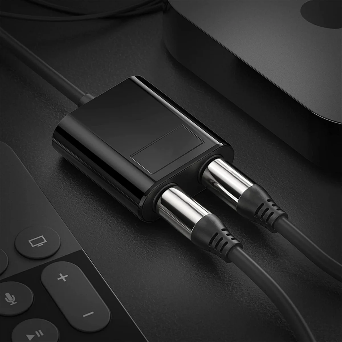 A51I Cavo in fibra ottica Splitter Connettori 2 in 1 TV Adattatore cavo splitter audio in fibra ottica digitale