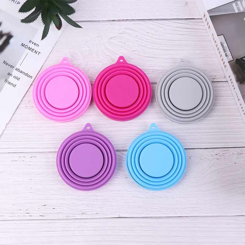 1PC Portable Menstrual Cup Collapsible Silicone Cup Sterilizing Cup Feminine Hygiene Product