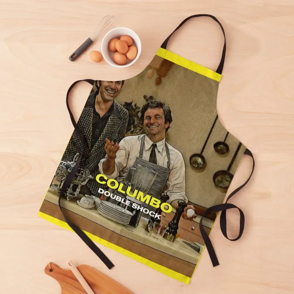 

Double Shock!! Apron painters kitchen clothes for men with pockets Customizable Woman Apron