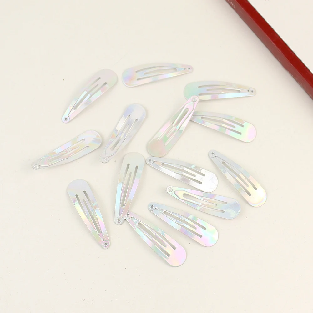 Spinki do włosów dla dziewczynek słodkie klipsy BB Barrettes metalowa geometria Snap proste spinki do włosów dziecięce nakrycia głowy narzędzia do stylizacji biżuteria do włosów