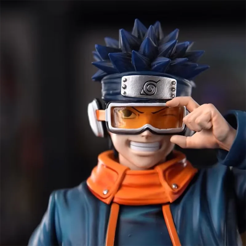 

In Stock Kid Goggles Headband Obito Uchiha Anime Figurine Jg Model Standing Statue Figure Collectable Ornaments Toy Genuine