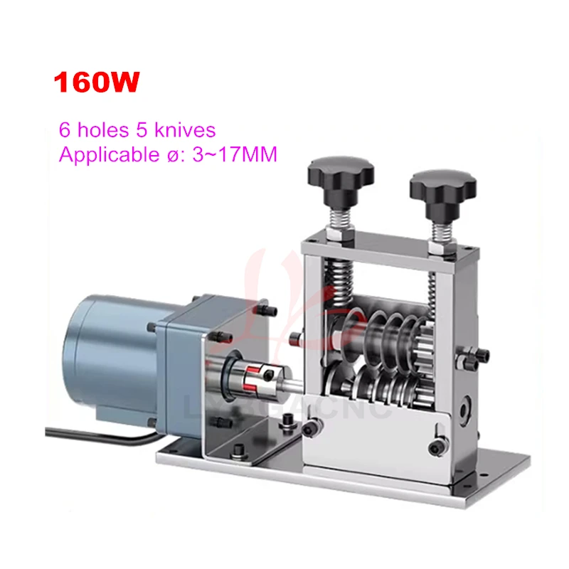 

Электрическая машина для зачистки проводов, инструмент для снятия изоляции с медного кабеля, 5 лезвий, поддерживает диаметры 3-17 мм, 160 Вт, для пластика