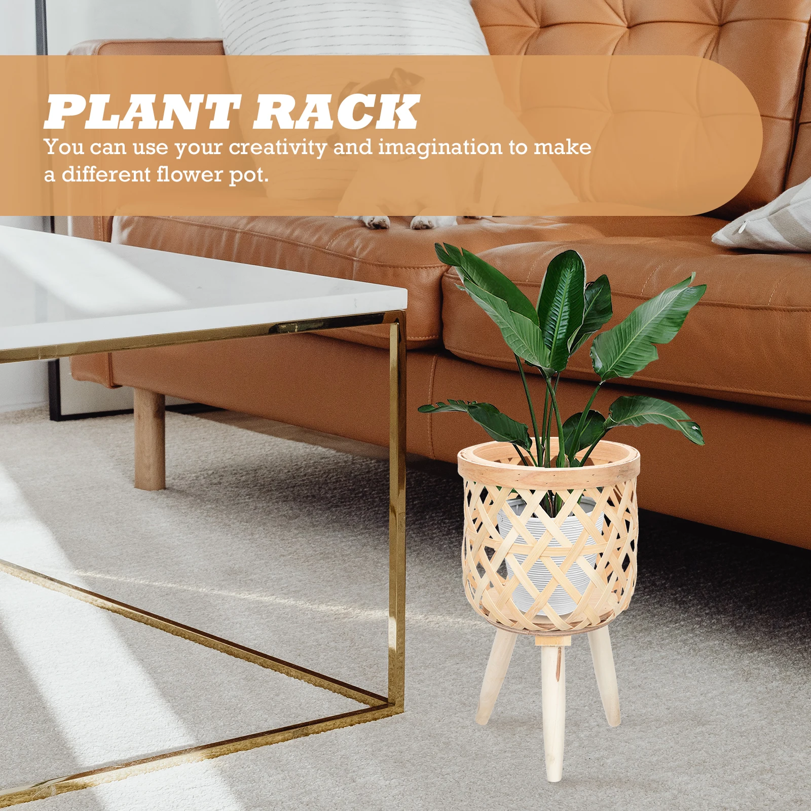 

Bamboo Woven Flower Basket Desktop Decoration For Home Wedding Party Flower Arrangement Container Storage Basket